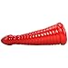 Doc Johnson American Bombshell - Rockeye - Vac-U-Lock and F Machine Compatible Dildo or Butt Plug - Cherry Bomb Red