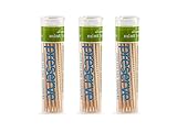 3 Pack of 35 Preserve Mint Tea Tree Flavored Toothpicks bundled by Maven Gifts
