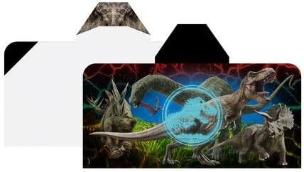 jurassic world hooded towel