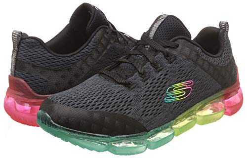 image for Skechers Women's Skech-AIR Endeavour Sneaker, Black/Multi, 5 M US, wom