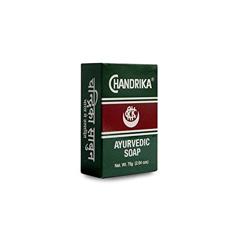 Chandrika Bath and Body Ayurvedic Bar Soap, 2.64 oz (Pack of 6)