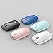 FD i220 Mini Wireless Mouse, 2.4G Cute Slim Optical Travel Mouse with Nano Receiver and Battery for Small Hand, Kid, Girls, Compatible for Notebook, Computer, PC, Laptop, and Chromebook (Pink)