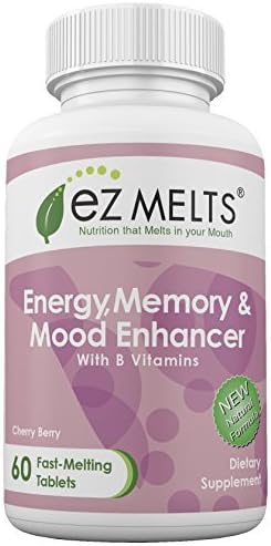 EZ Melts Energy, Memory & Mood Enhancer, Fast Melting Tablets by EZ Melts