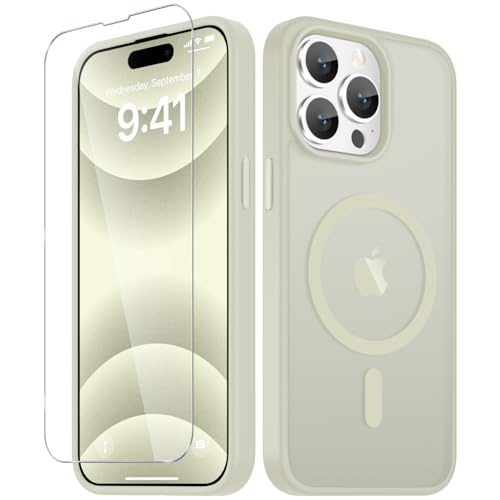 for iPhone 15 Pro Max Case Cream White