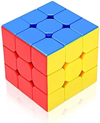 Motier Speed Sticker Less Magic Cube Puzzles Toys, 56 mm