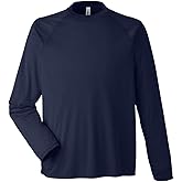 Core 365 Unisex Ultra ™ Long-Sleeve Raglan T-Shirt - Classic Navy - 2XL