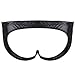TiaoBug Mens Jockstrap Shiny Bikini Front Hole Briefs Underwear Black X-Large
