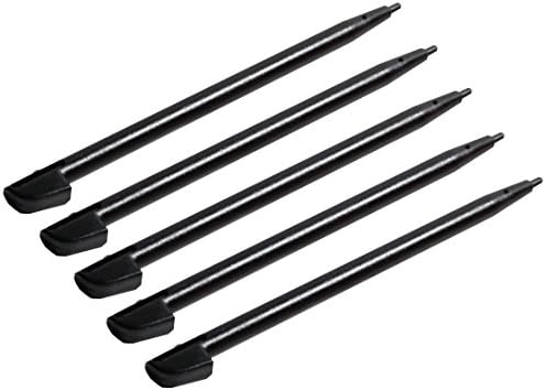 Reliable Home Products - Stylus Replacement for Nintendo Wii U - Large Gamepad Controller/Remote – 5 Pack Black