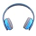 Beyution Wireless Bluetooth Headphones Over-ear HiFi Stereo Headset Built in Mic-phone with Retail Package (Sky Blue color)