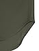 Chiffon Blouse,Timeson Lady Office Tops V Neck Short Sleeve Shirt-Tail Loose Chiffon Tunic Shirts Olive Green X-Large