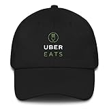 CadburyChihuahua Uber Eats Hat Embroidered For Food delivery Drivers Uber Logo Hat