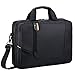 BRINCH(TM 17.3 inch New Soft Nylon Waterproof Laptop Computer Case Cover Sleeve Shoulder Strap Bag with Side Pockets Handles and Detachable for Laptop/Notebook/Netbook/Chromebook,Colour Black