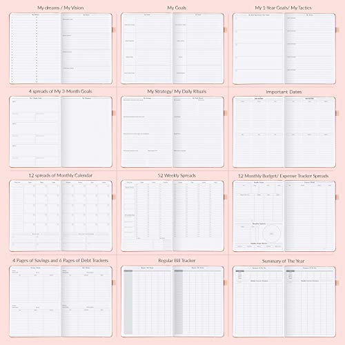 GoGirl Planner PRO Schedule Undated Planner with Hourly Time Slots