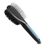 BV Dog Brush and Cat Brush, Pet Grooming Comb, 2 Sided Bristle and Pin for Long and Short Hair Dog, Removing Shedding Hair