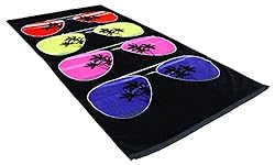 See J & M Home Fashions Fiber Reactive Beach Towel, 30 by 60