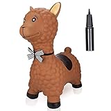 Bouncy Horse Hopper for Toddlers-Hopping/Hoppity/Bouncing/Bounce Horse, Jumping Horse, Inflatable Ride-On Animal Toy for Kids/Children/Boys/Girls (Pump Included)