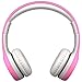 LilGadgets Connect+ Style On-Ear Kids Headphones with Microphone - SharePort Technology, SoftTouch Padding, Detachable Cable, Noise Reduction, Durable & Adjustable - Pink School Headphones for Kids