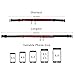 Running Belt for Hands-Free Workout 2 Expandable Pocket Sweat-proof Reflective Waist Pack Fit Phones Up to 6 Inches Belt Bag for Outdoor Sport Running Cycling Hiking Fitness (Red black)