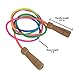 Daju Kids Jump Rope - Set of 2 - Adjustable Jump Rope & Skipping Rope Toy - Rainbow Colored, 7ft Long