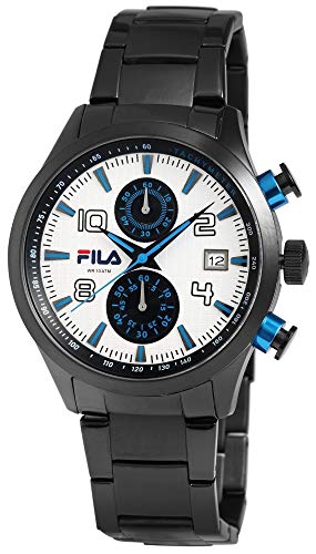 Fila Reloj Analógico para Unisex Adultos de Cuarzo con Correa en Acero Inoxidable FILA38-008-003