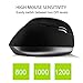 Ergonomic Mouse, Bodecin 5-Key 3-Gear Adjustable DPI 2.4GHz Wireless Vertical Healthy Rechargeable Optical Mice Come with USB Receiver(Black)
