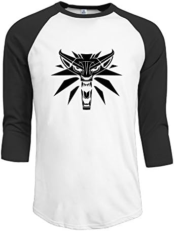 Wolf Medallion Vector - Witcher 3 Popular 3/4 Sleeve Baseball Tee
