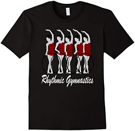 Mens Rhythmic Gymnastics Hoops T-Shirt Tee Medium Black