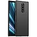 Arkour Sony Xperia 1 Case, Minimalist Ultra Thin Slim Fit Smooth Matte Surface Hard PC Cover for Sony Xperia 1 (Smooth Black)