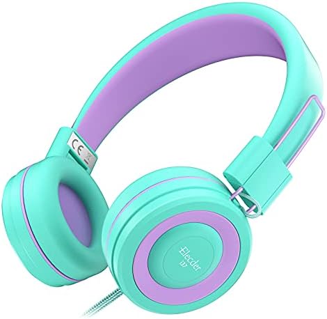 Kids Headphones-noot products K11 Foldable Stereo Tangle-Free 5ft Long Cord