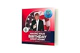 Talking Trump Birthday Card - Presidential Anthem Plus Real Voice Birthday Message From Trump - A Birthday Greeting from The President of The United States - Includes Envelope