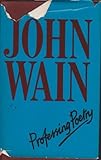 Front cover for the book Professing Poetry by John Wain