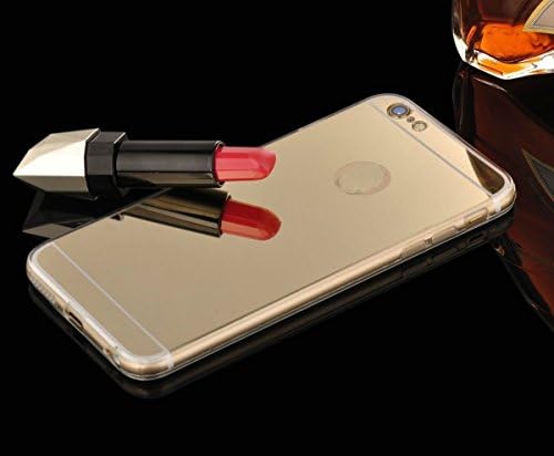 Luxury Chrome Slim Mirror Soft Gel TPU Full Cover Case For iPhone 5/5S/6S/6 Plus