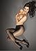 Marilyn Naked Luxe Line Pantyhose 20 Denier (Black, XL Plus)
