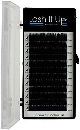 Lash it up Eyelash Extensions J Curl .20 Width 12mm Length