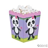 Panda Party Popcorn Boxes - 24 pc