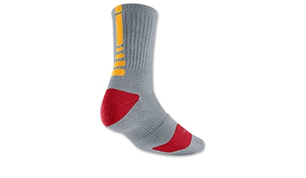 gray basketball socks