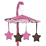 Western Horse Cowgirl Musical Baby Girl Crib Mobile by Sweet Jojo Designs