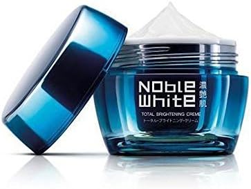 NOBLE WHITE TOTAL BRIGHTENING 50G. ANTI-AGING WRINKLE SCAR DARK SPOT CREAM[GET FREE TOMATO FACIAL MASK & CERAMINE UV LINE GINKGO PLUS WHITENING CREAM 8.50ML.]