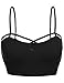 Luna Flower Women's Seamless Front Cut Out Cross Bralette Bra Tops(GBRW010)