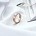BESTJEW Rose Gold Love Screw Ring Engagement Wedding Couples Band Titanium Stainless Steel Size 8