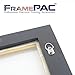 FramePac D Ring Picture Hangers with Screws - 100 Pack - Bulk D Rings - Pro Quality Hangers - Picture Hanging Solutions
