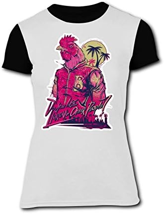 Miami Hurting People T-Shirts 3D Printed - Creative Short Sleeve for Women M