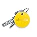 CHIPOLO CLASSIC (GEN 3) - Bluetooth Tracking Device to Easily Find Your Lost Keys, Wallet, Phone, Bag, Backpack, Etc. Loud Speaker Alert (92 dB). Replaceable Battery (Lasts 9+ Months). (Yellow)