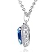 The Blue Heart of The Sea Necklace,A Piece of My Heart Is in Heaven Necklace Jewelry Gifts for Women Jewelry Pendants Necklaces Jewelry Anniversary Valentines Jewelry Necklace Pendants for Women
