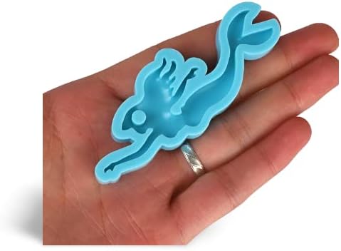 Mixed Media - Mermaid Keychain Silicone Mold, Resin Mold