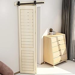 CCJH 42" Bi-Folding Sliding Barn Door Hardware Kit
