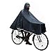 ANYOO Waterproof Rain Poncho Bike Bicycle Rain Capes Lightweight Compact Reusable for Adults Grey
