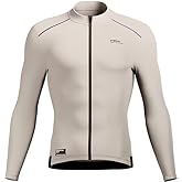 INBIKE Fleece Lined Cycling Jersey for Men Women, Winter Thermal Long Sleeve Bike Jacket with 3 Pockets, Quick Dry
