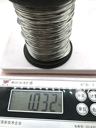 304 Stainless Steel Wire Wrapping Wire Artistic Wire Beading Wire Length 328 Ft 20 Gauge Soft Temper is Easy to Shape for Jewelry Craft Making Beading Floral Colored Craft Wire