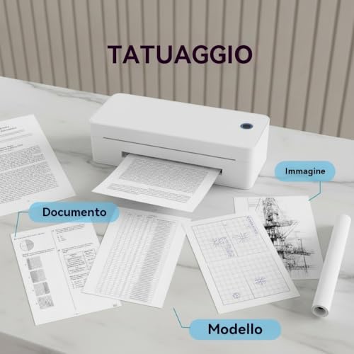 Fuhuihe Stampante per tatuaggi Macchina per trasferimento modelli A4 Stampante